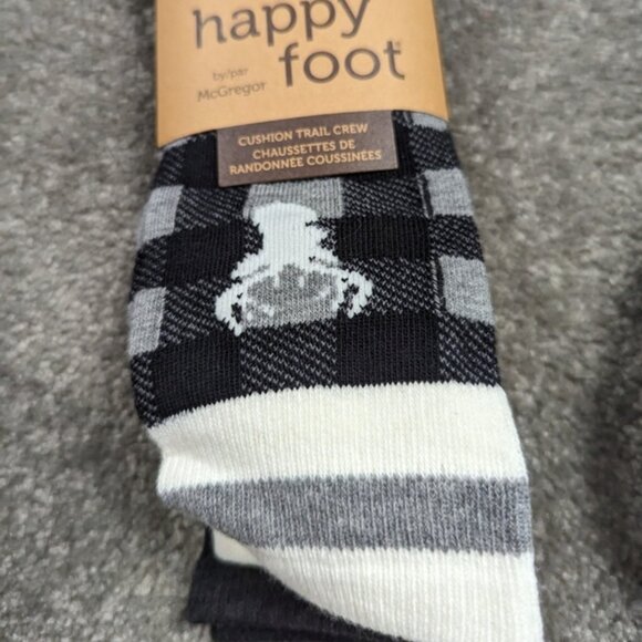 Happy Foot Set of 6 Happy Foot Cabin Cozy Socks - Crew Length, Cushioned Winter - Picture 7 of 8
